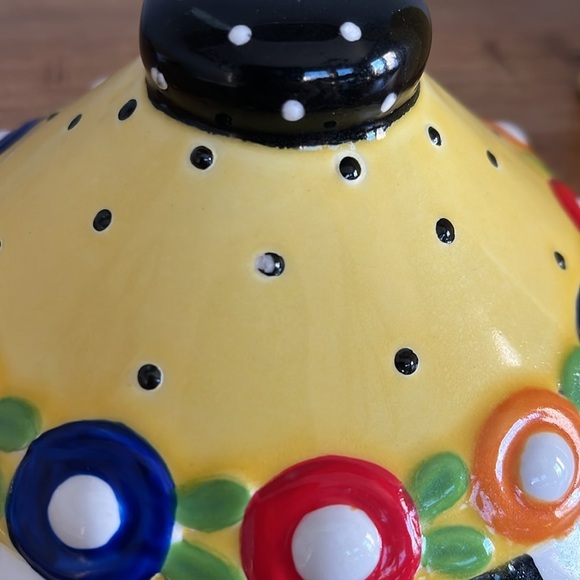 Sakura Mary Engelbreit Vintage Afternoon Tea Cookie Jar - Picture 10 of 12